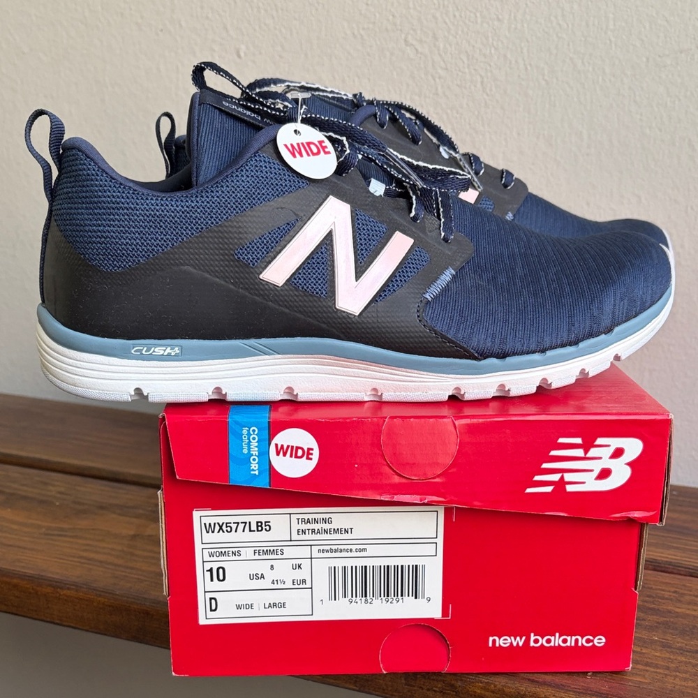 New Balance Navy & Light Pink Women's Training Sneakers